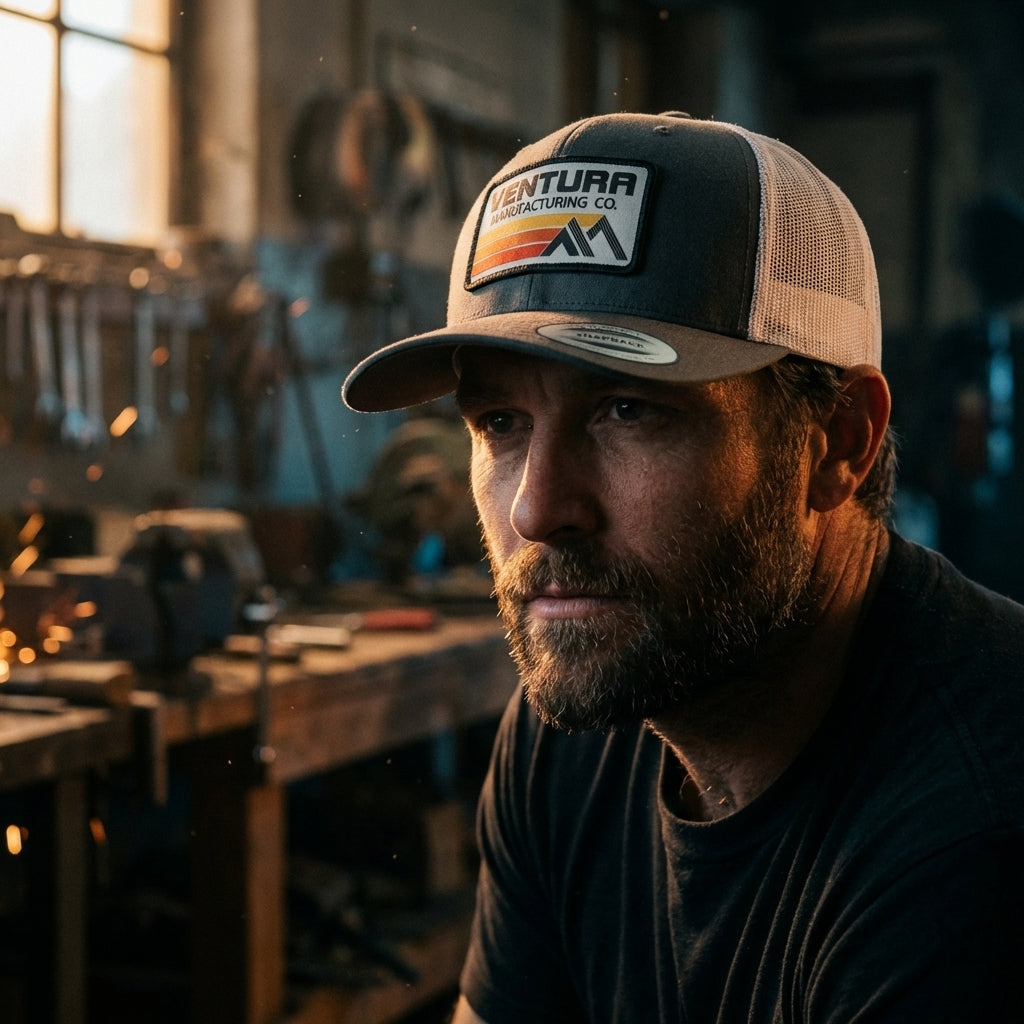 Casquette ventura studio écusson imprimé Ventura manufacturing.co